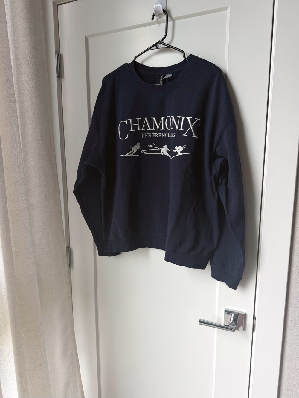 H&M Navy Crewneck Sweatshirt